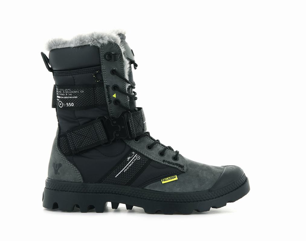 Palladium Pampa Europa Tactical Men's Boots Black (ZSIQ07246)